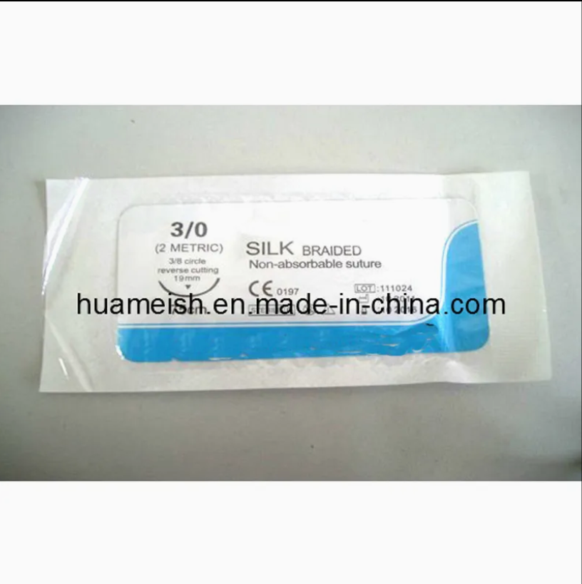 HM1657 Hospital Use Surgical Disposable Surgical Silk Suture Thread