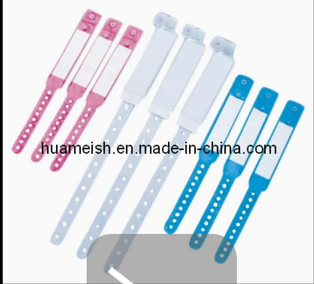 Medical Products Waterproof Identification Band and ID Bracelet for Patient Use