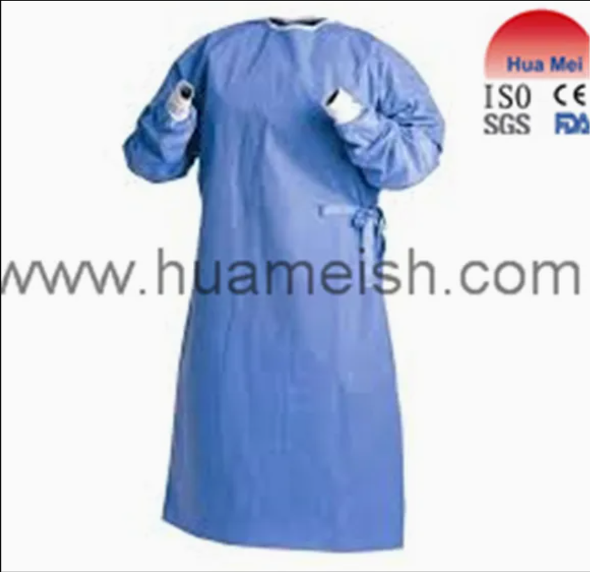 Surgical Gowns with CE, ISO, and FDA Approved.