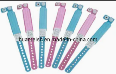 Disposable Write on ID Bracelet Medical Waterproof Identification Bracelet Wristband