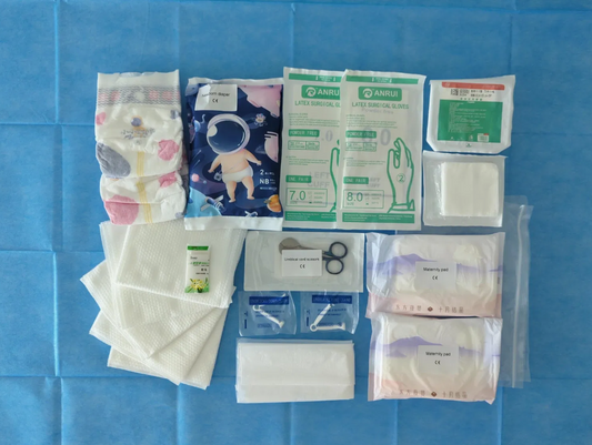 Sterile disposable Emergency Delivery kit sterile Delivery Instrument Packs single use CE ISO
