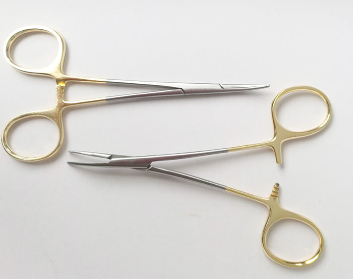 Mosquito Hemostatic forceps 12.5cm straight and curved for Surgical use