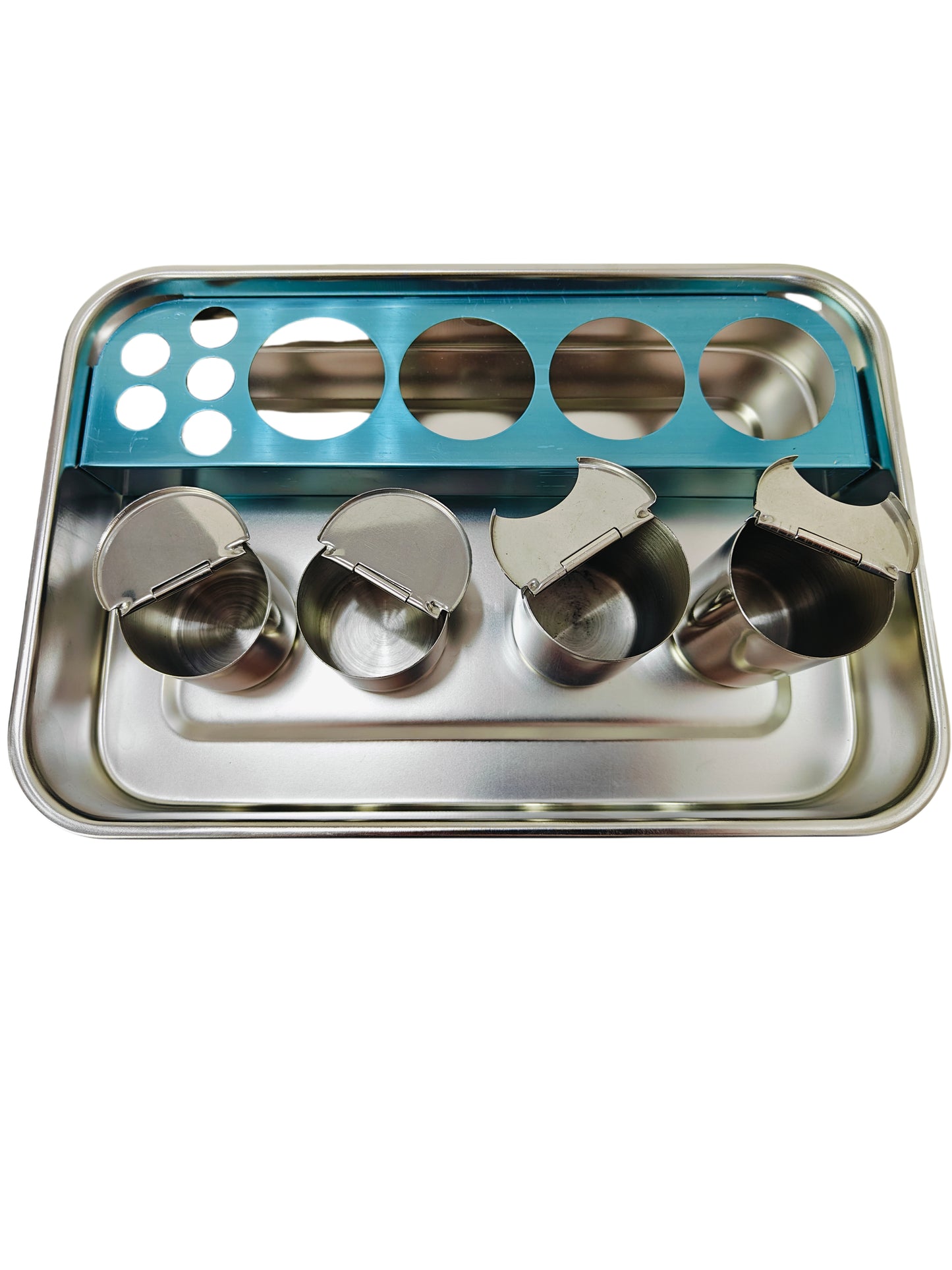 Stainless steel dressing change device,Containers for the transport and storage of surgical instruments