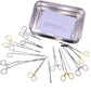 general minor surgery instrument kit with gold handle