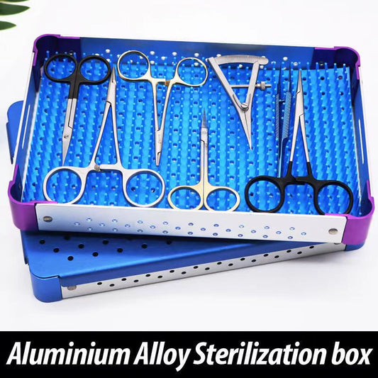 Aluminum Alloy Sterilization box with silicon pad