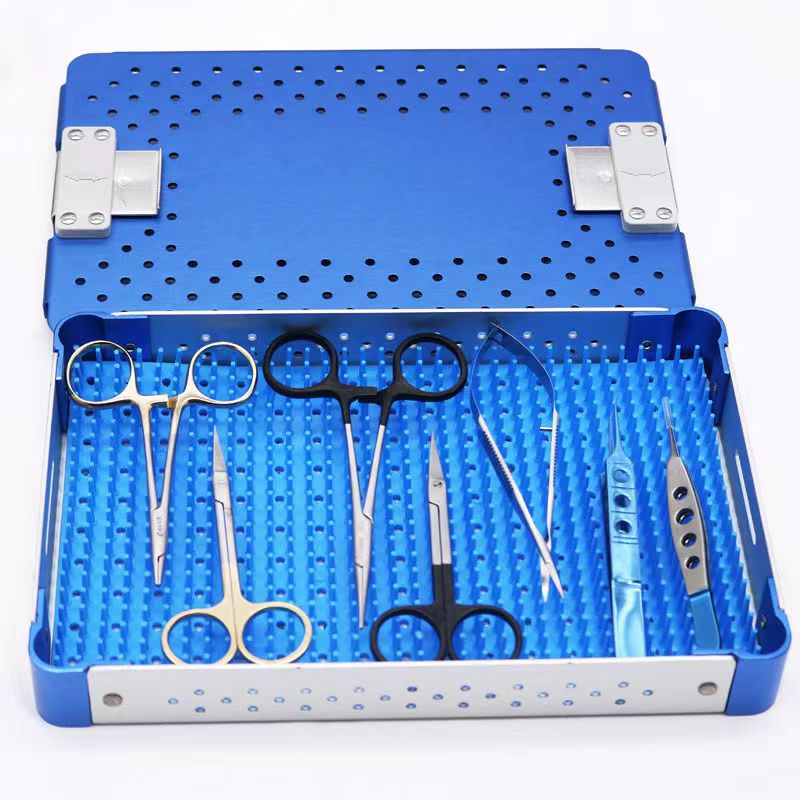 Aluminum Alloy Sterilization box with silicon pad